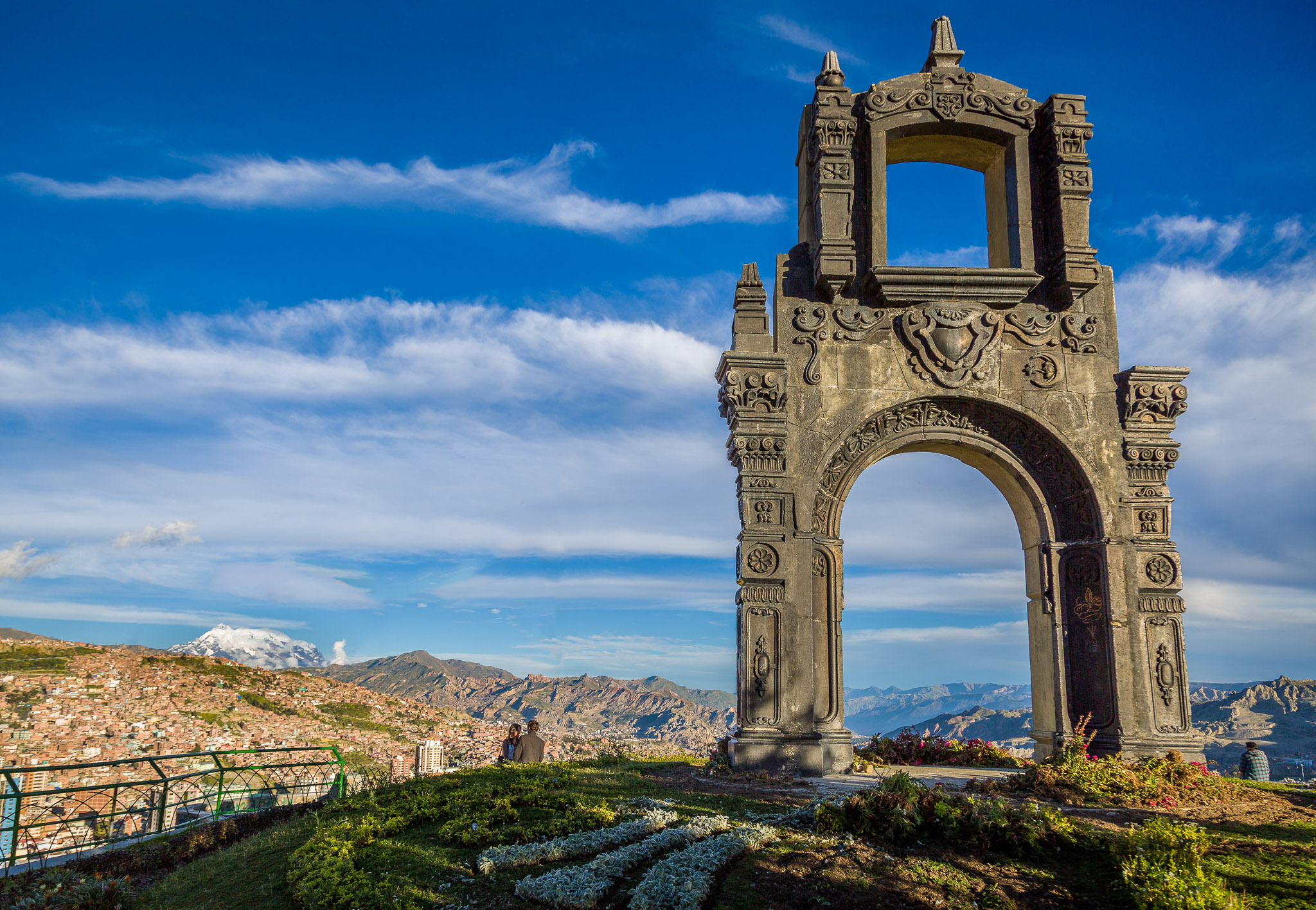 Monument on LaPaz's Mirador Killi Killi