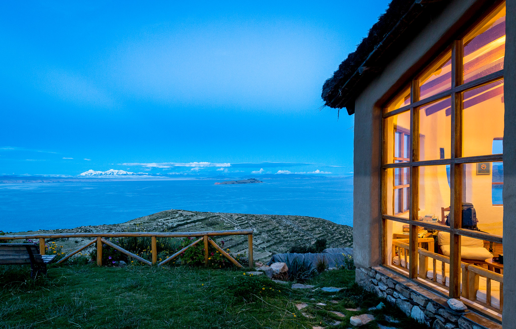 View of/from EcoLodge's dining room