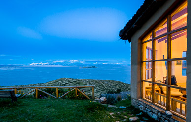 View of/from EcoLodge's dining room