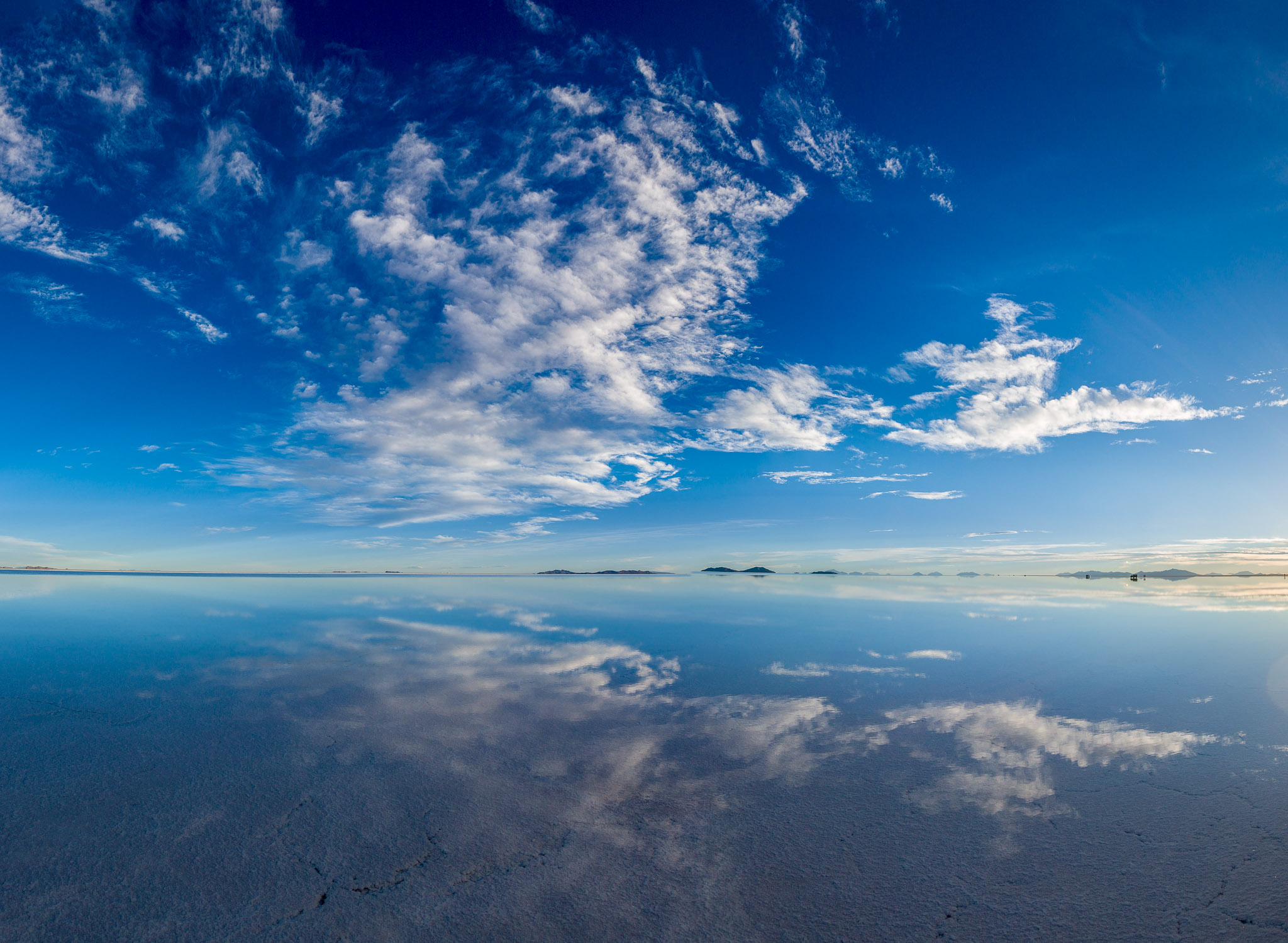 Sunset on Salar de Uyuni