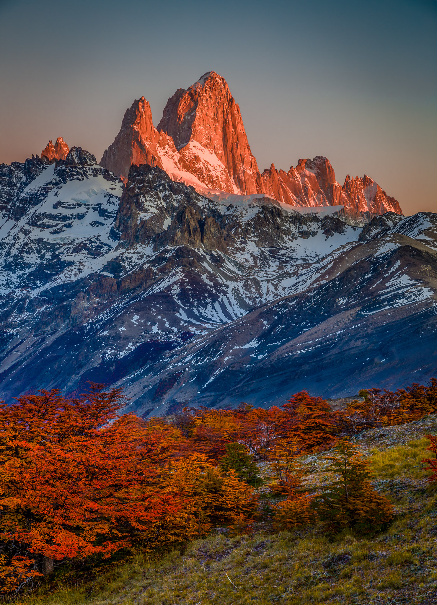 Fitz Roy from Loma del Pliegue