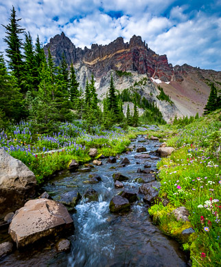Canyon Creek & Three Fingered Jack