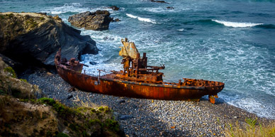 Tug boat wreck, Rota Vicentina