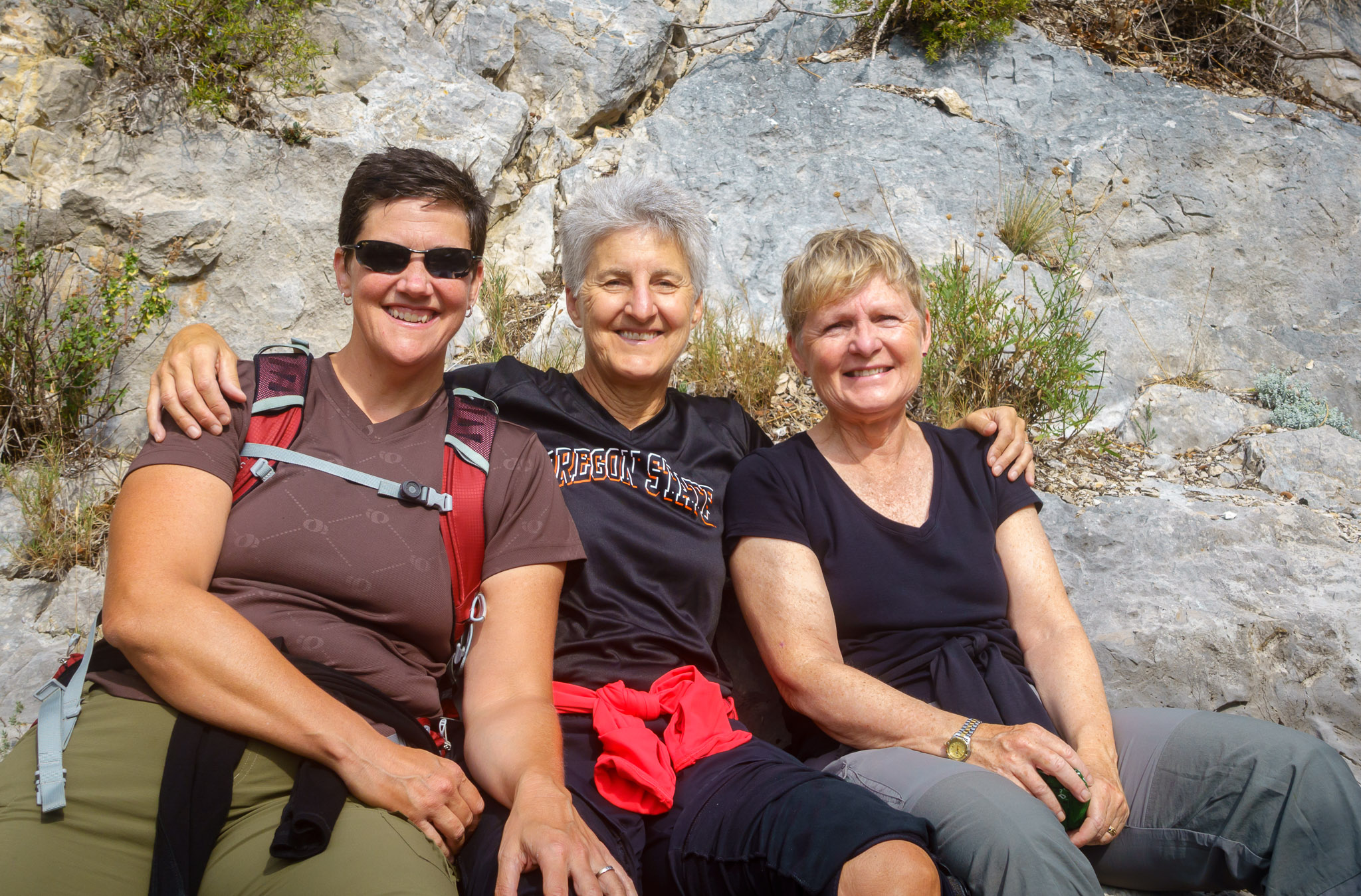 Hiking around the Dentelles