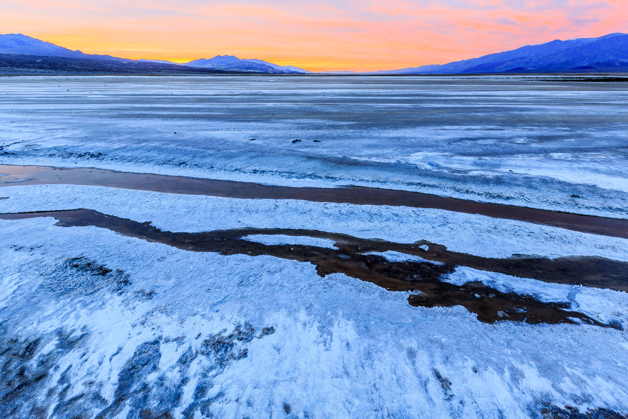 Dawn, Cottonball Basin, Death Valley