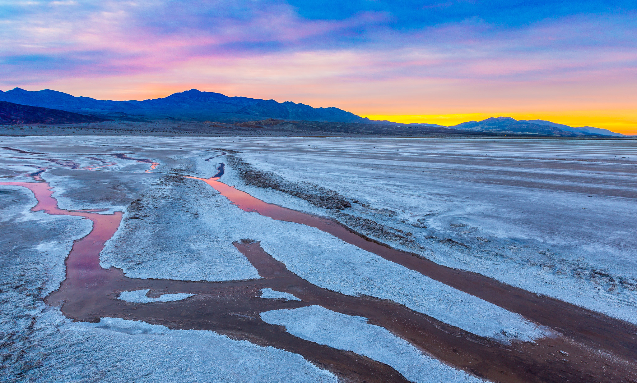 Dawn, Cottonball Basin, Death Valley