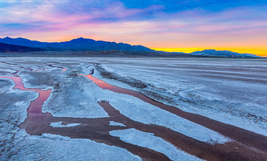 Dawn, Cottonball Basin, Death Valley