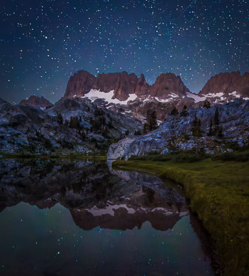 Starry Sky over Lake Ediza