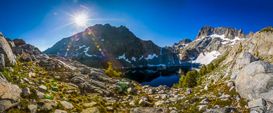Iceberg Lake from Minarets ridge