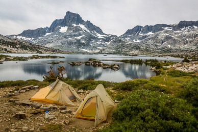 Thousand Island Lake campsite