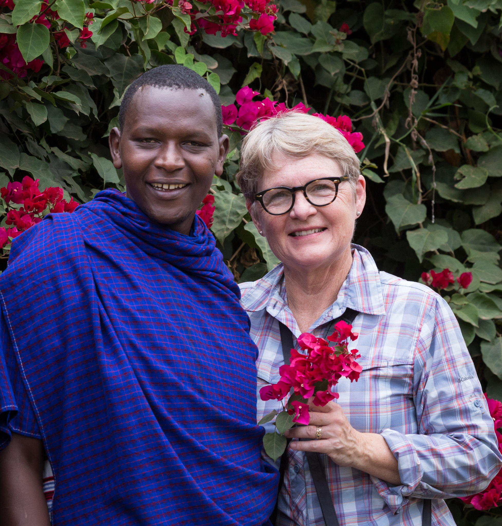 Maasai guide David & Martha