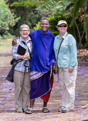 Our Maasai rain forest guide, David