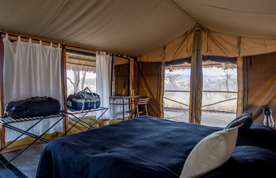 Our tent at Kambi ya Tembo Camp