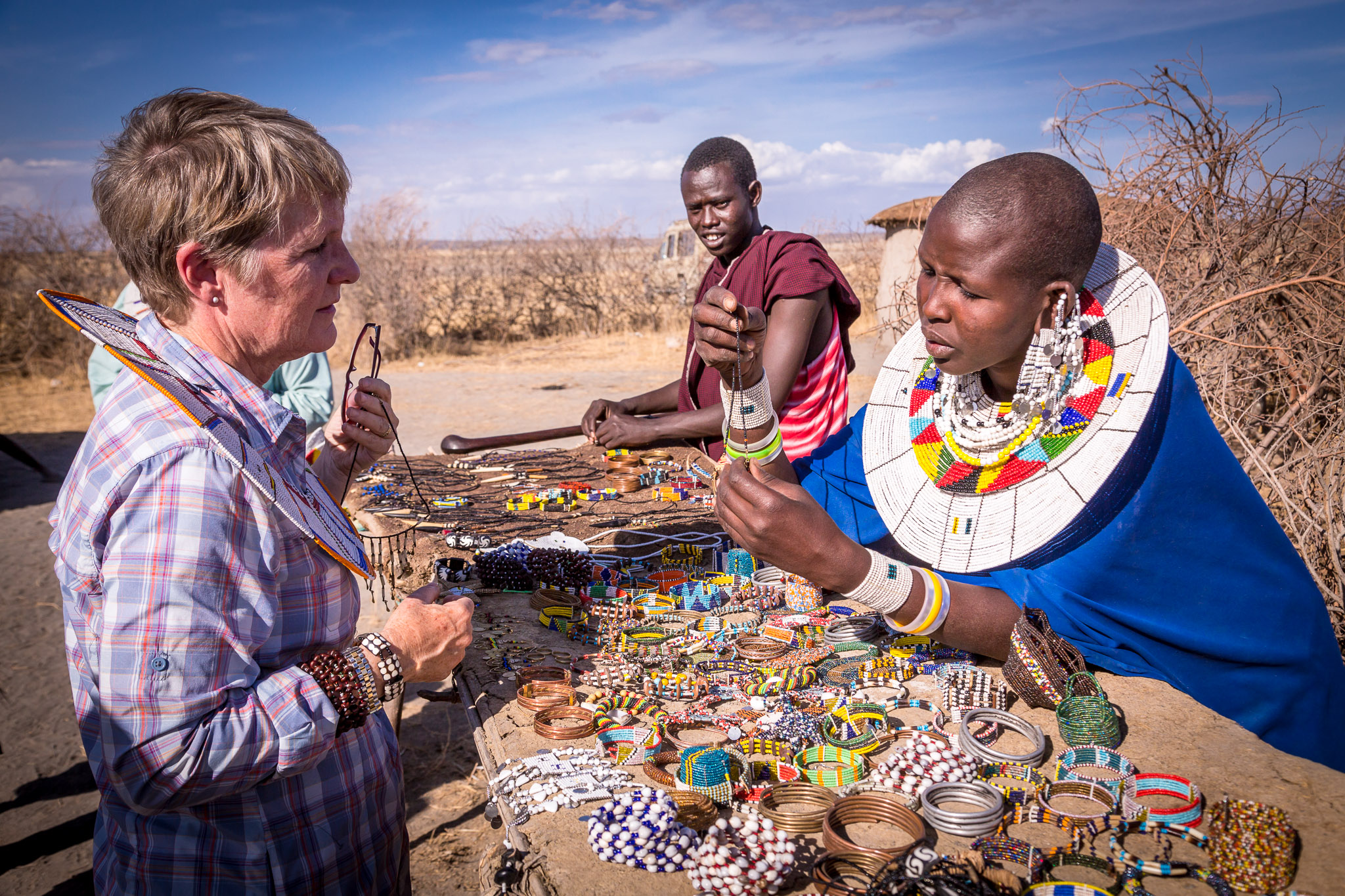 Buying Maasai jewelry