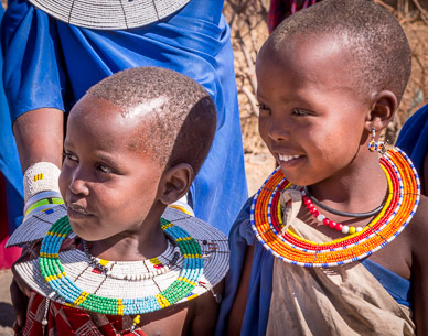 Maasai children