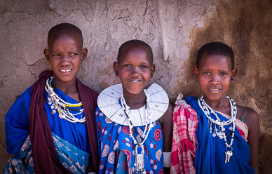 Maasai children