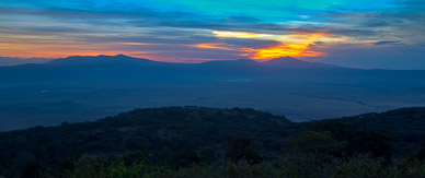 Sunset from Sopa Lodge on Rim