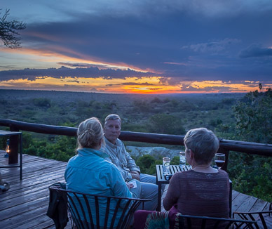 Sunset at Serengeti Migration Camp