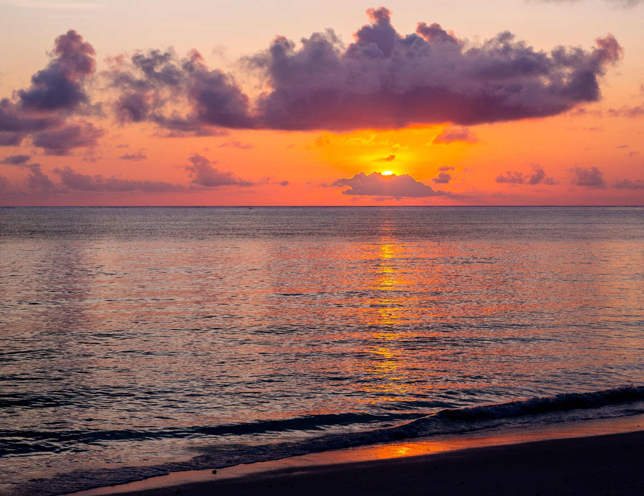 Sunrise at Pongwe Beach