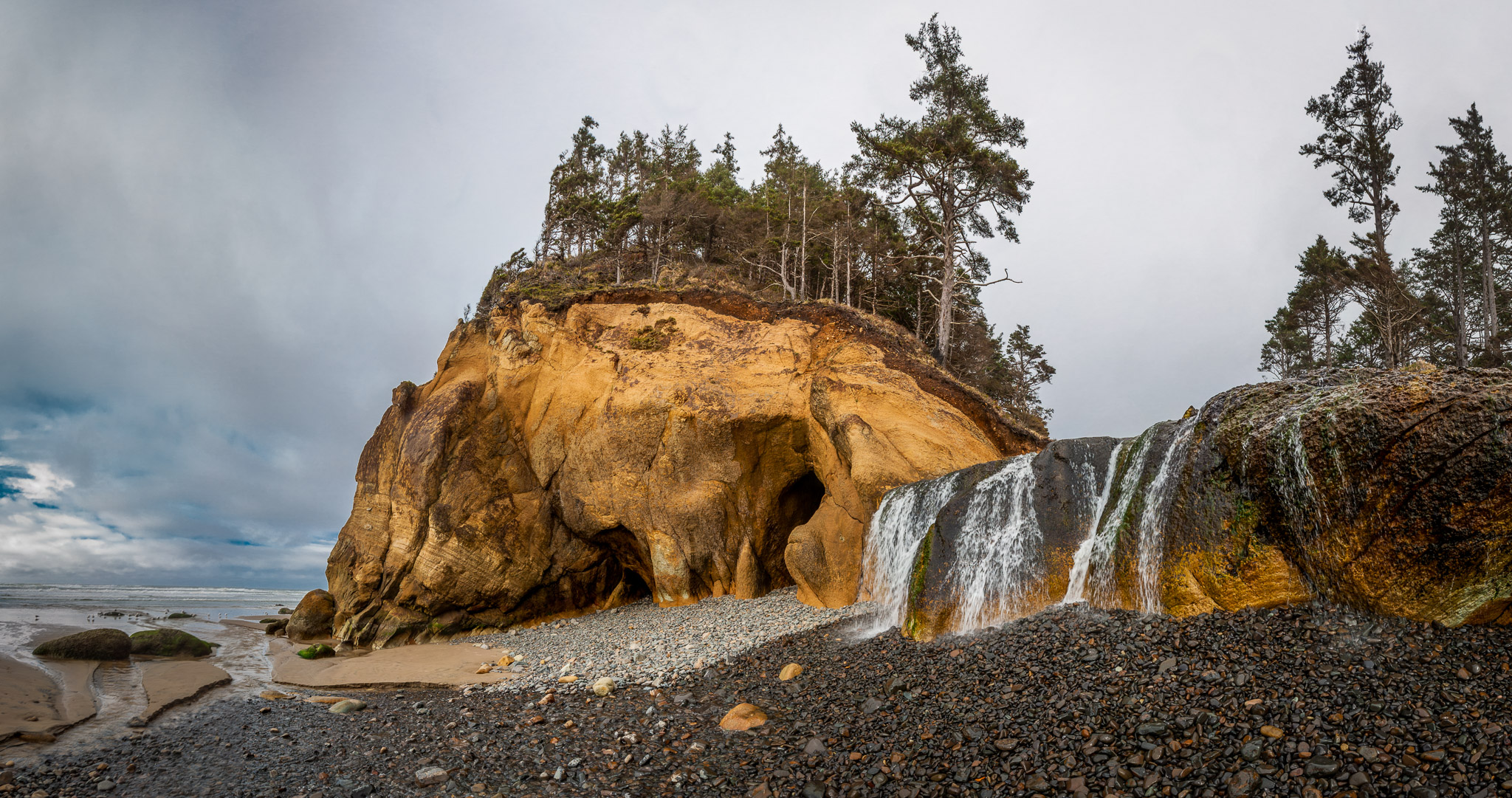Hug Point Falls, Oregon Coast