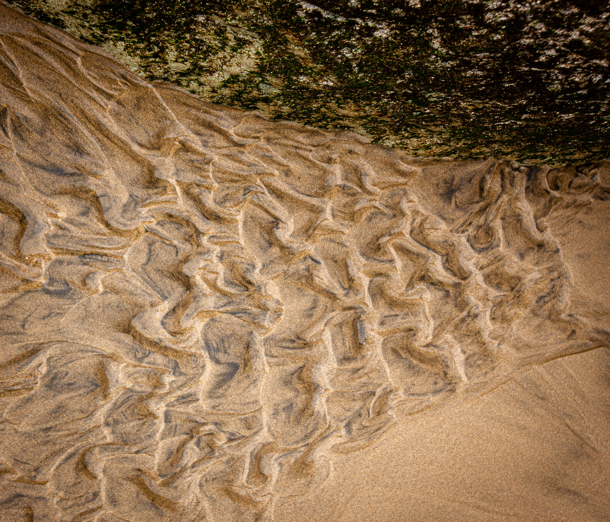 Sand pattern, Hug Point, Oregon Coast