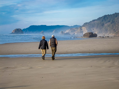 A walk on Arcadia Beach, Oregon Coast