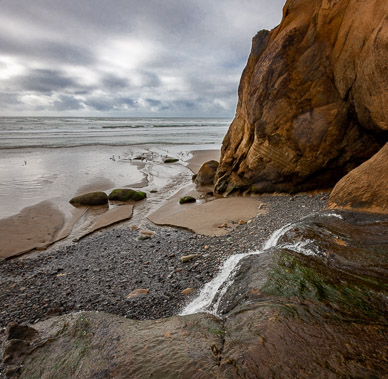 Hug Point Falls, Oregon Coast