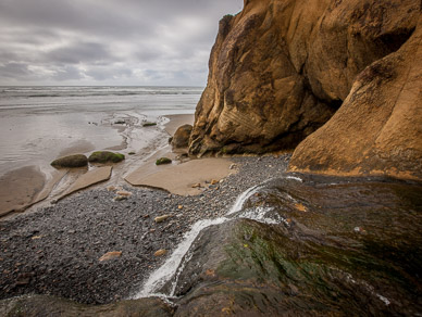 Hug Point Falls, Oregon Coast