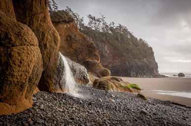 Hug Point Falls, Oregon Coast