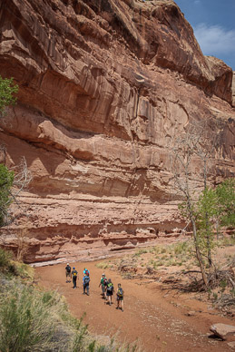 Hike down Horseshoe (aka Barrier) Canyon