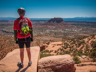 Joe at Bagpipe Butte Overlook