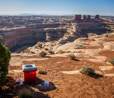 "The Groover" (aka latrine)