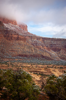 Clearing storm on Orange Cliffs