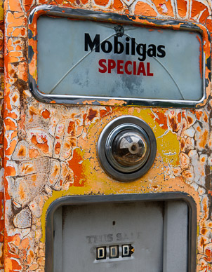 Farm gas pump outside Potlatch, The Palouse, Idaho