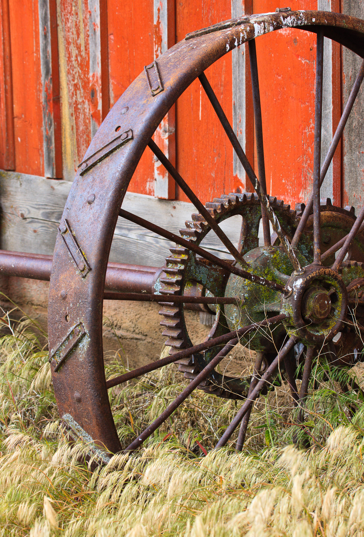 Abandoned machinery near Rosalia, The Palouse, Washington