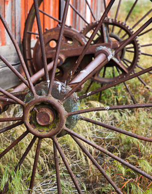 Abandoned machinery near Rosalia, The Palouse, Washington