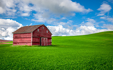 Barn near Rosalia, Washington
