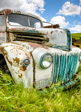 Derelict truck near Rosalia, The Palouse, Washington