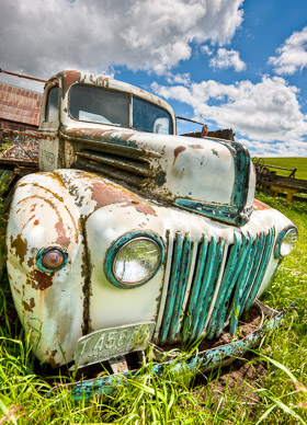 Derelict truck near Rosalia, The Palouse, Washington
