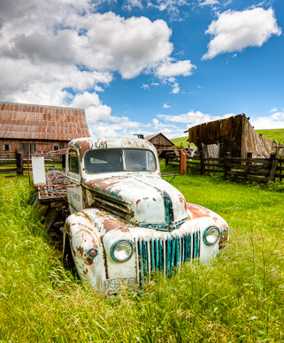 Derelict truck near Rosalia, The Palouse, Washington