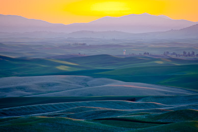 Early morning from Steptoe Butte, The Palouse
