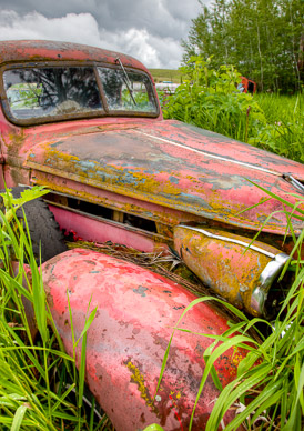 Junk yard outside Garfield, The Palouse, Washington