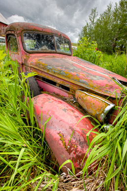 Junk yard outside Garfield, The Palouse, Washington