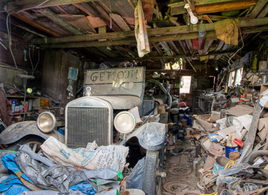 Shed junk near Garfield, The Palouse, Washington