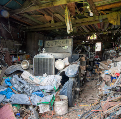 Shed junk near Garfield, The Palouse, Washington