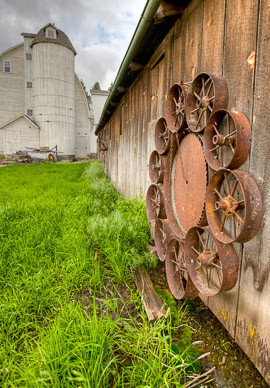 Artifacts at Dahmen Barn in Uniontown, Washington