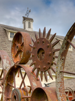 Artifacts at Dahmen Barn in Uniontown, The Palouse, Washington