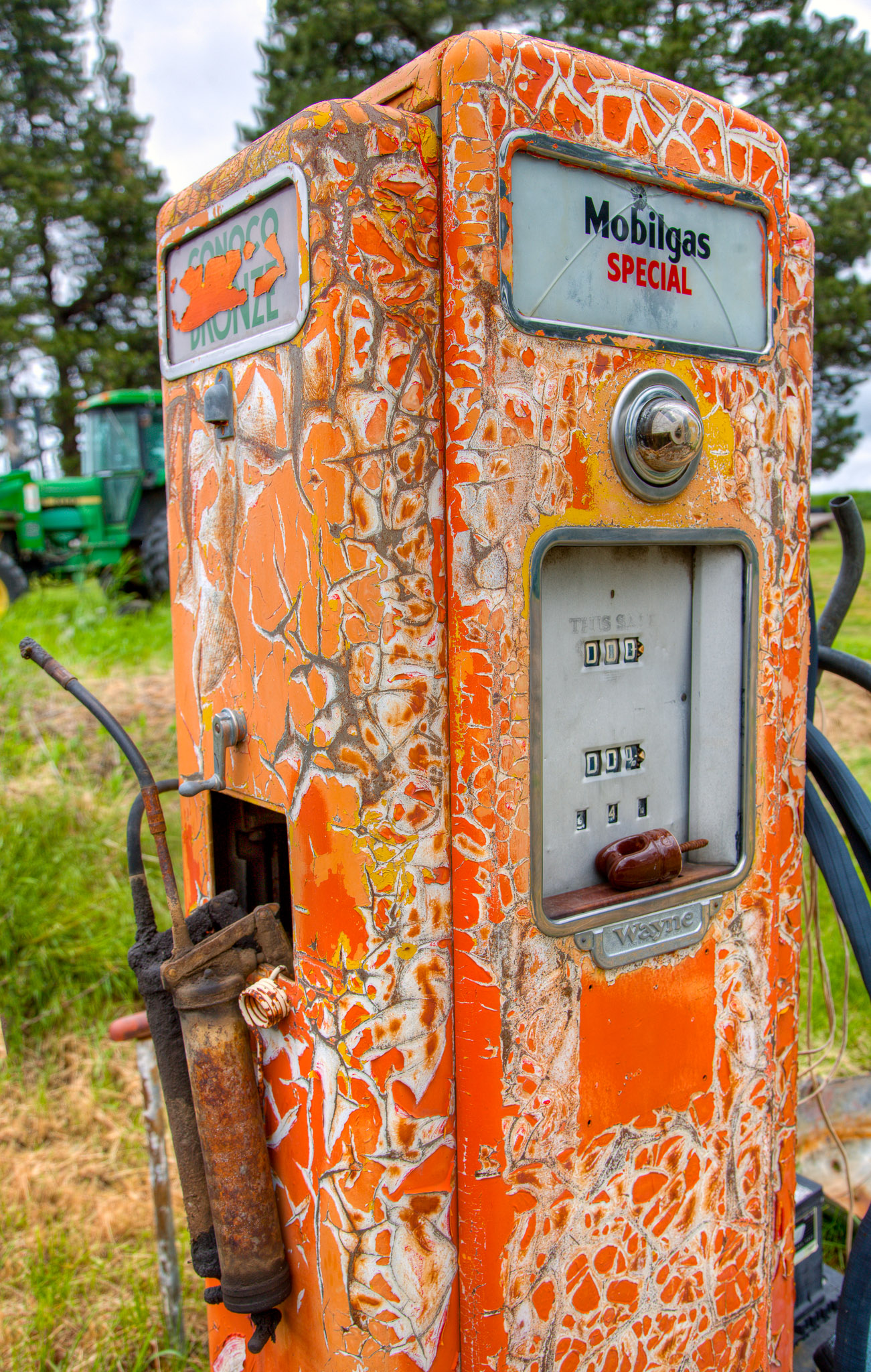 Farm gas pump outside Potlatch, Idaho