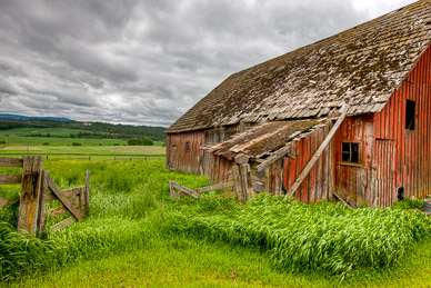 Barn outside Potlatch, The Palouse, Idaho