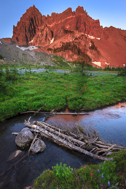 First Light on Three Fingered Jack